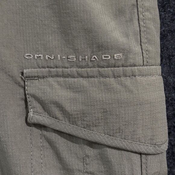 Columbia Aruba III Convertible Pants Women's Large Olive Green Cargo Omni-Shade - Picture 3 of 13